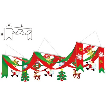 クリスマスナイトプリーツ2連ペナント アルファ(販促)