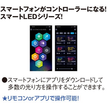 スマートLED 50球ライト アルファ(販促)