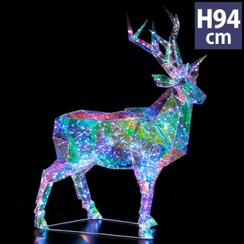 LEDダイヤモンドティンセルトナカイ アルファ[販促]