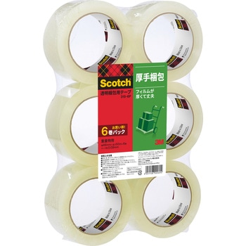 スコッチ 透明梱包用テープ315シリーズ(重量物用) 替テープ 3巻パック 3M(スリーエム)