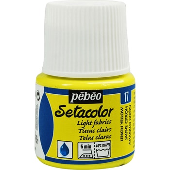 布用水性アクリル絵具 セタカラー透明色 45ml ペベオ