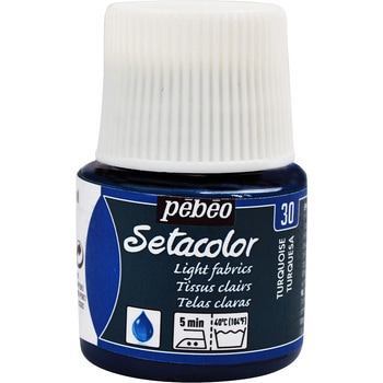 布用水性アクリル絵具 セタカラー透明色 45ml ペベオ