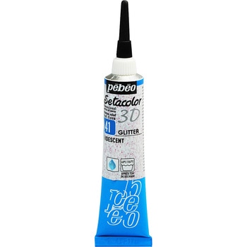 布用水性絵具 セタカラー3D グリッター 20ml ペベオ