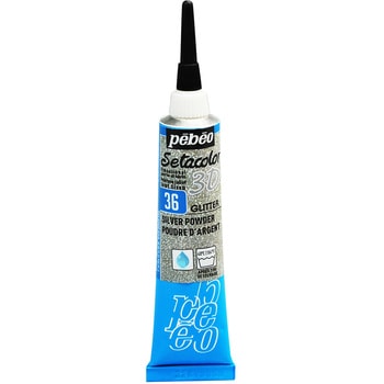 布用水性絵具 セタカラー3D グリッター 20ml ペベオ