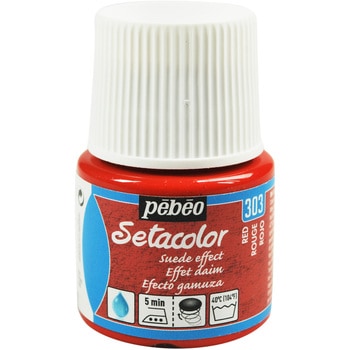 布用水性アクリル絵具 セタカラースウェード 45ml ペベオ