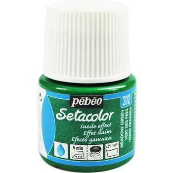 布用水性アクリル絵具 セタカラースウェード 45ml ペベオ