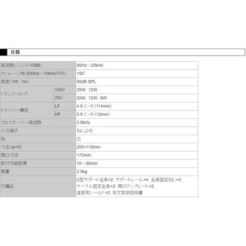 天井埋込用 2-Wayフルレンジ・スピーカー 2本セット JBL professional