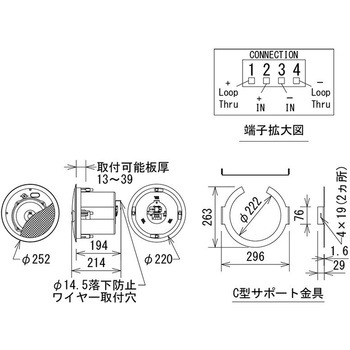 天井埋込用 2-Wayフルレンジ・スピーカー 2本セット JBL professional