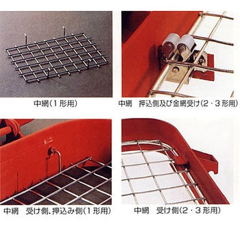 ワンタッチ窓 基本形 網付タイプ(ローラーキャッチ式 ネオプレオンゴム) 椿本バルクシステム ワンタッチ窓、点検窓 【通販モノタロウ】