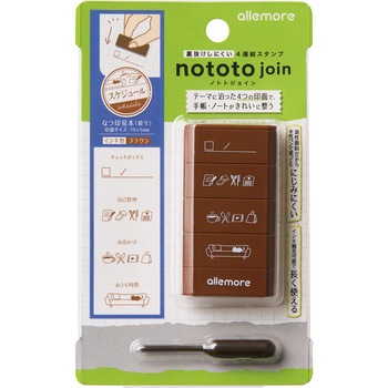 ノトトジョイン 4連結スタンプ シヤチハタ