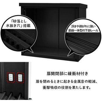 スチール収納庫 物置き 幅122 奥行49 高さ93 YAMAZEN(山善)