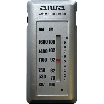 aiwa AM FM ポケットラジオ イヤホン付 超軽量29g aiwa(アイワ)