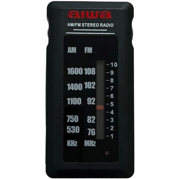 aiwa AM FM ポケットラジオ イヤホン付 超軽量29g aiwa(アイワ)