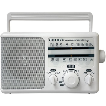 aiwa AM FM ホームラジオ ハンドル付 - aiwa(アイワ)