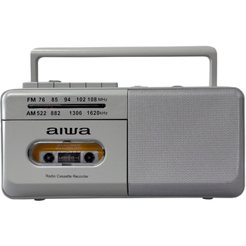 aiwa ラジカセ ラジオ カセットレコーダー 980g 電池/電源コード aiwa(アイワ)