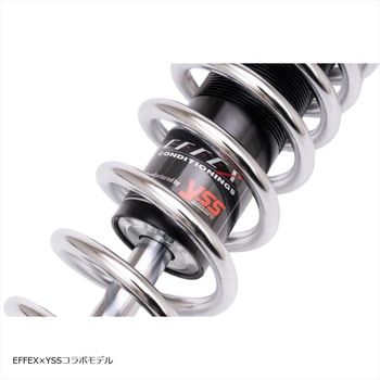 EFFEXxYSS ローダウンリアショック 約30mmダウン シルバー/クロームメッキ PHA0057D-SC EFFEX(エフェックス)