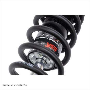 EFFEXxYSS ローダウンリアショック 約30mmダウン シルバー/ブラック PHA0057D-SK EFFEX(エフェックス)