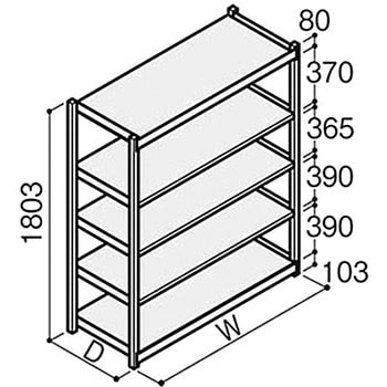 軽中量ボルトレスRL型 150kg