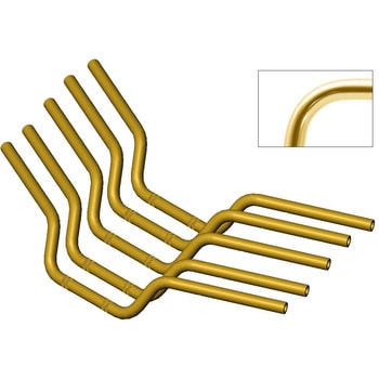 イージーフィットバー シャンパンゴールド EBF0009G-5SET EFFEX(エフェックス)