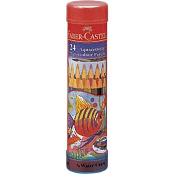 ファーバーカステル 水彩色鉛筆 丸缶 Faber Castell 色鉛筆 【通販 