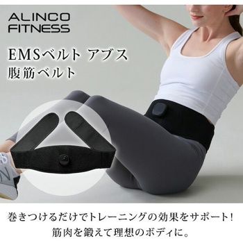 EMSベルト アブス 腹筋 充電式 10段階強度調節 4種モード アルインコ