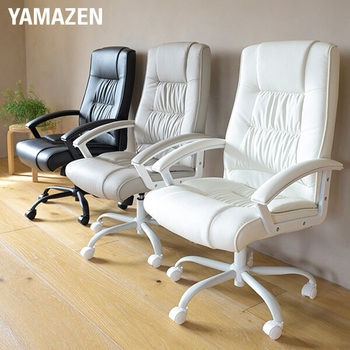 オフィスチェア ハイバック レザー 合皮 YAMAZEN(山善)