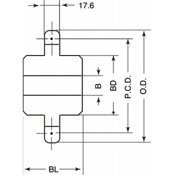 M100 スプロケット 1列C型 S&K(三興製作所)