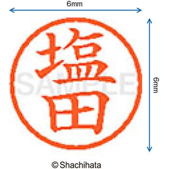ネーム6 既製(シ) シヤチハタ