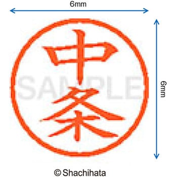 ネーム6 既製(チ) シヤチハタ