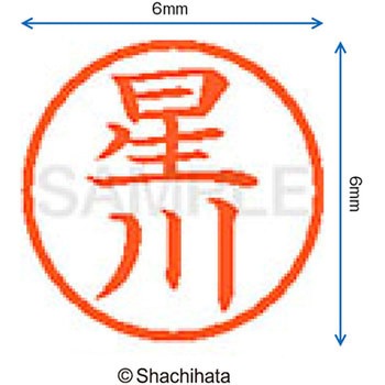 ネーム6 既製(ホ) シヤチハタ