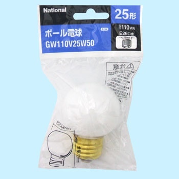 パナボール電球 Panasonic(パナソニック) ボール球 【通販モノタロウ】