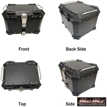 オートバイ用 アルミ製 リアボックス WX トップケース 45L MAD MAX(マッドマックス)