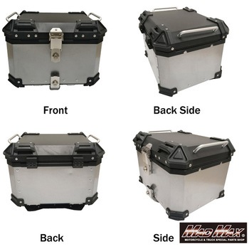 オートバイ用 アルミ製 リアボックス WX トップケース 45L MAD MAX(マッドマックス)