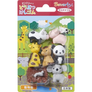 ビバリー どうぶつけしゴム セキセイ