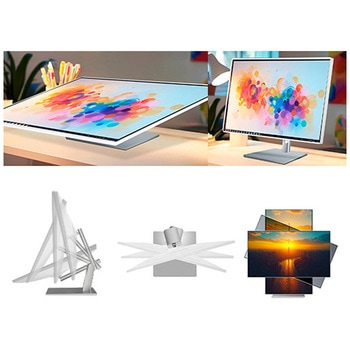 タッチパネル対応液晶ディスプレイ 27型/2560×1440/HDMI、DP、USB-C×1/ホワイト/スピーカー有/2年保証 JAPANNEXT