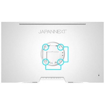 タッチパネル対応液晶ディスプレイ 27型/2560×1440/HDMI、DP、USB-C×1/ホワイト/スピーカー有/2年保証 JAPANNEXT