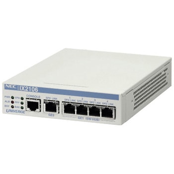【動作良好】NEC IX2106 高性能VPNルーター 通電確認済み 初期化済 BI000087 5年無償保証 VPN対応高速アクセスルータ UNIVERGE IX2106 1台
