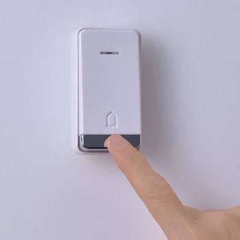電池を使わないワイヤレスチャイム 防雨 押しボタン送信機 ワイヤレス 電池不要 IPX4(防沫形) ELPA