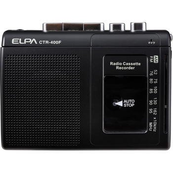 ラジオ付カセットテープレコーダー モノラル 防災 キャンプ 災害 ラジオ ELPA