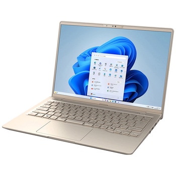 LIFEBOOK MH55/J3 ゴールド (AMD Ryzen 5 7520U/16GB/SSD・256GB/光学ドライブなし/Win11Home64/Office Home and Business 2024(個人向け)/14型) 富士通