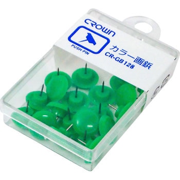 カラー画鋲 クラウン(事務用品)