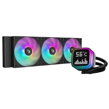 LP360/360mm水冷CPUクーラー/カスタムピクセルディスプレイ搭載/第5世代ポンプ/FD12 ARGBファン/Intel LGA1851/1700/1200/1151/1150/1155/AMD AM5/AM4 DEEPCOOL