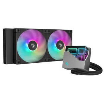 LT240 ARGB/240mm水冷CPUクーラー/インフィニティミラー水冷ブロック/第5世代ポンプ/FD12 ARGBファン/Intel LGA1851/1700/1200/1151/1150/1155/AMD AM5/AM4 DEEPCOOL