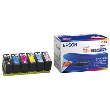 カラリオプリンター用 インクカートリッジ/カニ(6色パックL(増量)) EPSON