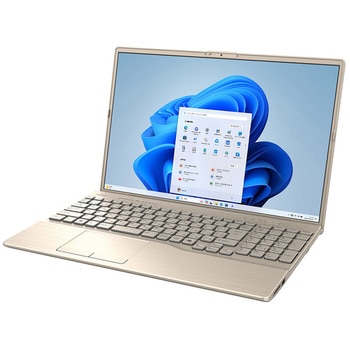 LIFEBOOK AH50/J3 ゴールド (Core i7-1255U/16GB/SSD・256GB/DVDスーパーマルチ/Win11Home64/Office Home and Business 2024(個人向け)/16型) 富士通