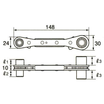 PRW-3LA アルラッチ(アルミ製ラクラッチ) 1個 トップ工業 【通販