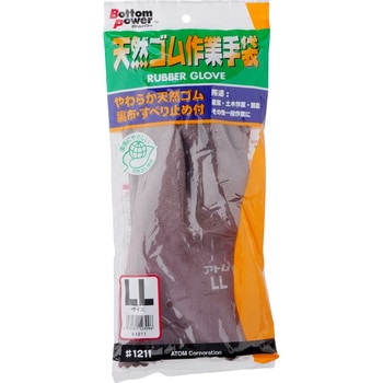 1211 天然ゴム手袋 アトム 07581357