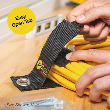 フック用収納ストラップ (強力) 10" Wrap-It