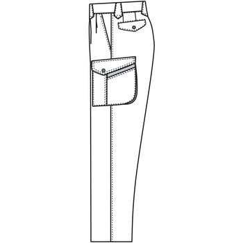 BF-507 ボディファイン ツータックカーゴパンツ(春夏用) アルトコーポレーション