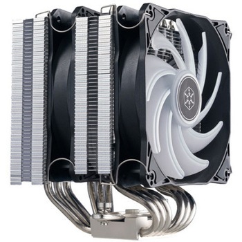 SILVERSTONE  デュアルタワーCPUクーラー  デュアル120mm ARGBファン SST-HYD120W-ARGB SILVER STONE(シルバーストーン)